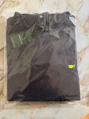 Masters Men's Black Tech Pullover